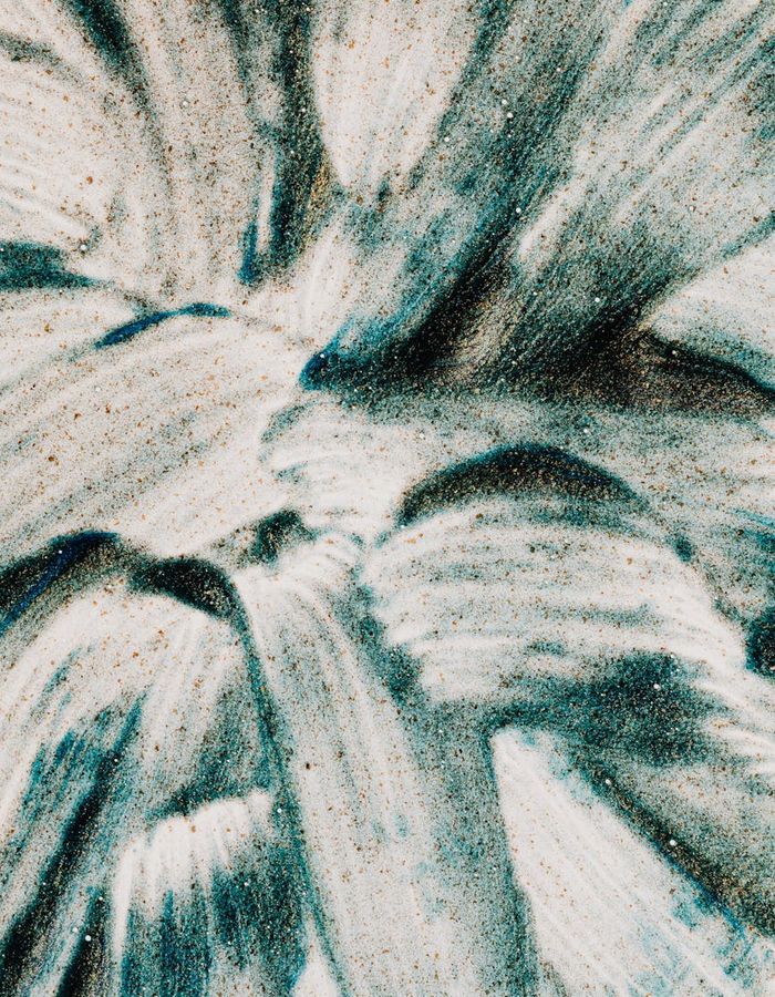 Abstract visualization of deep rhythmic breathing and energy flow